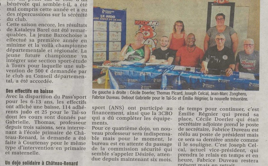 Article de presse du 8 juillet 2026 Eclaireur du Gâtinais