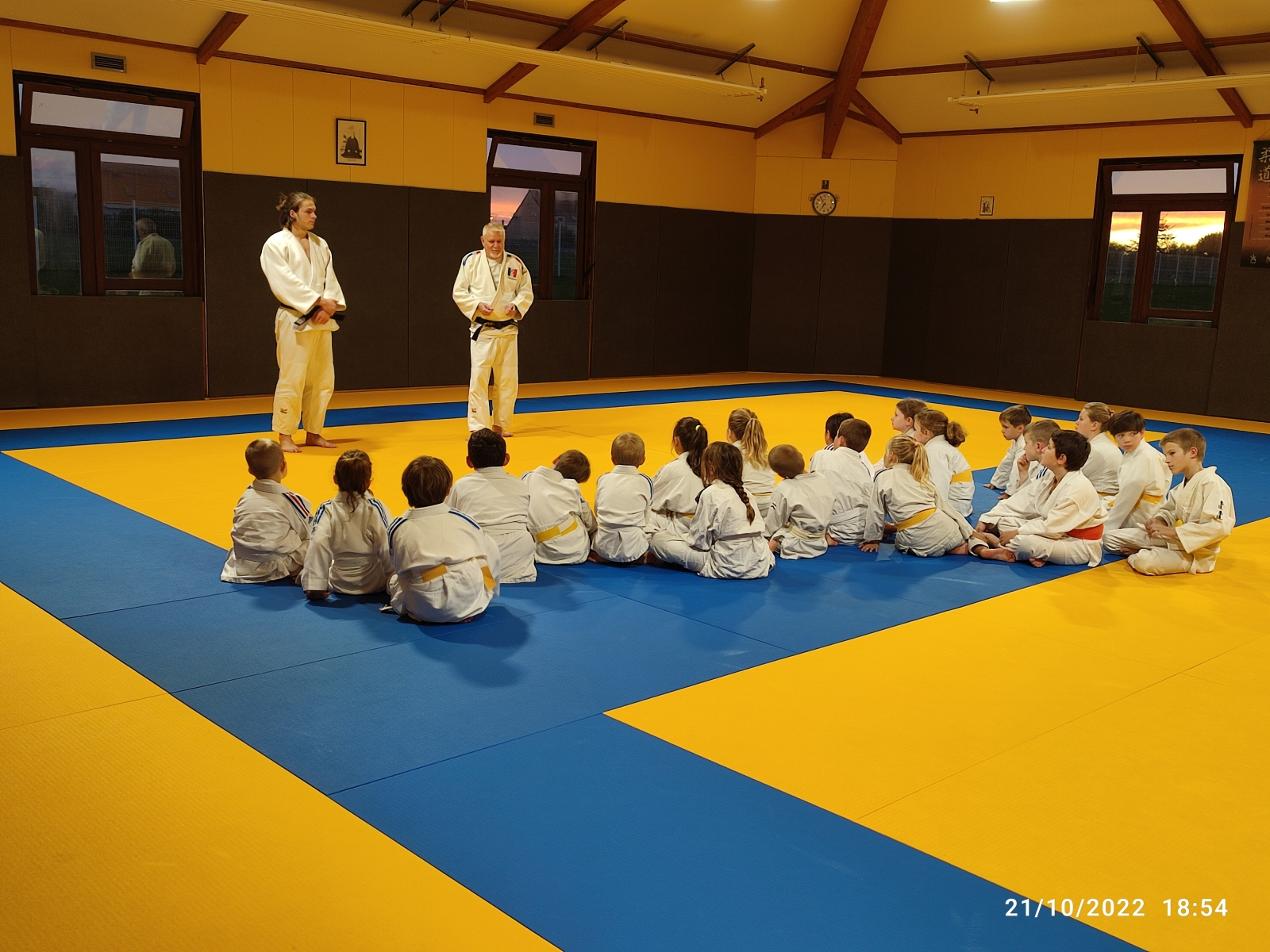 Cours des poussins le 21 octobre 2022