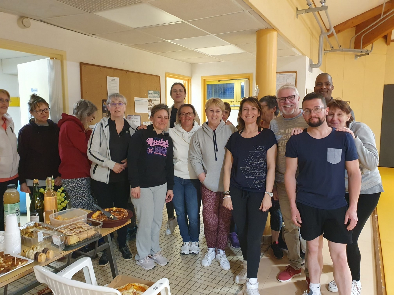 Anniversaire lors du cour de Taiso